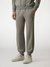 Guess Men's Green Solid Mid-Rise Tapered Leg Track Pants