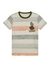 Multi Round Neck Short Sleeves Striped T-Shirt