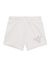 White Solid Shorts