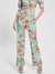 Rose Meadows Floral High Rise Adele Straight Trousers