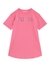 GUESS Scared Pink Cotton Kids T-Shirt Regular Fit