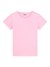 Pink Round Neck Short Sleeves Solid T-Shirt