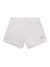 White Solid Shorts
