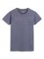 Blue Embroidered Round Neck Gmt Dye T-Shirt