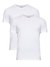 White Solid Round Neck Pack Of 2 T-Shirt