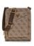 Siena Flat Beige Self Design Crossbody Bag