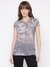 Guess Women's Multicolor Printed Crew Neck Short Sleeves T-Shirt