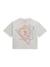 Pure White Cotton Blend Embellished T-Shirt