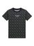 Multi Round Neck Short Sleeves Printed T-Shirt