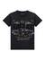 Jet Black Pure Cotton Printed T-Shirt