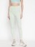 Light Green Solid Legging