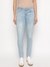 Blue Solid Skinny Fit Annette Jeans