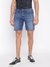 Blue Above Knee Denim Shorts