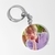 Purplebees BTS V TAEHYUNG keychain  | for Purplebees BTS k-pop fan merch gift | Metal 58mm | Home Key Student Bag