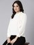 SHOWOFF Women's Solid Shirt Style Cream Top