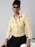 SHOWOFF Women's Solid Yellow Tailored Jacket