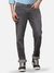 Men Slim Fit Solid Dark Grey Jeans
