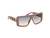 Guess Women Polycarbonate Full Rim Matt Dark Beige Square Sunglasses
