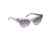 Guess Women Acetate Full Rim Shiny Crystal Grey Cateye Sunglasses