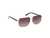 Guess Men Alloy Metal Full Rim Shiny Gun Square Sunglasses