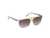 Guess Men Polycarbonate Full Rim Shiny Crystal Grey-Matt Yellow Square Sunglasses