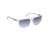 Guess Men Polycarbonate Full Rim Shiny Crystal-Matt White Square Sunglasses