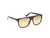 Guess Men Polycarbonate Full Rim Shiny Brown Demi-Matt Blue Square Sunglasses