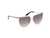 Guess Women Alloy Metal Full Rim Shiny Light Gold-Black-Brown Butterfly Sunglasses