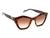 Guess Women Acetate Full Rim Shiny Brown Demi Cateye Sunglasses
