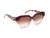 Guess Women Acetate Full Rim Shiny Tranparent Hexagon Sunglasses
