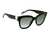 Guess Women Acetate Full Rim Shiny Black Butterfly Sunglasses