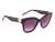 Guess Women Acetate Full Rim Shiny Violet Butterfly Sunglasses