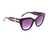 Guess Women Acetate Full Rim Shiny Violet Butterfly Sunglasses