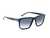 Guess Men Acetate Full Rim Shiny Dark Blue Square Sunglasses
