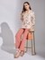 Latin Quarters Women Orange 3/4 Sleeve Printed Straight Tunic