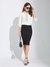 Latin Quarters Women Ivory Full Sleeve Solid Blouse Blouse