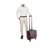 Hidesign Genuine Leather Unisex Trolley Bag Brown