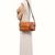Hidesign Genuine Leather Women Shoulder Bag Tangerine