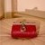 Hidesign Genuine Leather Women Coin Pouch Red