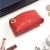 Hidesign Genuine Leather Unisex Coin Pouch - Red