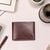 Hidesign Genuine Leather Men Tri Fold Brown