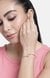 Estele Gold Plated White Stone Bracelet For Womens
