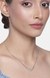 Estele Rhodium Plated Gorgeous Necklace with Crystals for Women