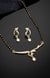 Estele Gold & Rhodium Plated Heavenly Mangalsutra Necklace Set for Women
