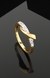 Estele Gold and Rhodium Plated Alluring Finger Ring with Crystals for Girl's and Women