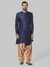 Ethnix by Raymond Fancy Blue Indowestern