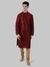 Ethnix by Raymond Dark Maroon Kurta