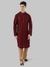 Ethnix by Raymond Dark Maroon Kurta