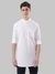 Ethnix by Raymond Men Solid Cotton Blend Short Kurta