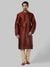 Ethnix by Raymond Dark Maroon Kurta